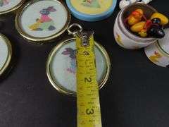 Big Lot of Easter Décor with Needlepoint Ornaments