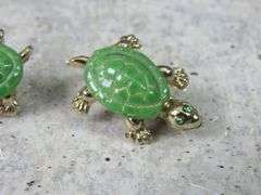 Lot of 2 Small Turtle Brooches