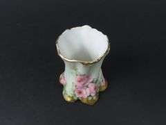 Handpainted Porcelain Toothpick Holder