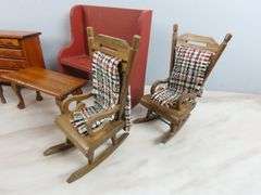 Big Lot of Wooden Doll House Furniture