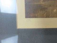 20th Century "Cottage" Framed Print by French Artist Louis Haumont