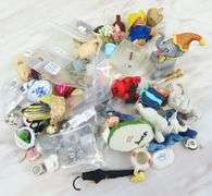 Big Lot of Doll House Miniatures with Lamp & Figures