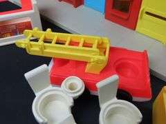 1973 Fisher Price "Family Village" Playset with Accessories
