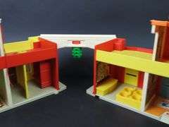 1973 Fisher Price "Family Village" Playset with Accessories