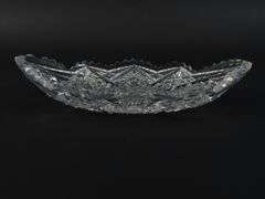 Lot of 2 Cut Glass Candy Dishes