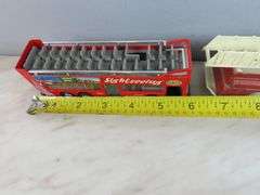 Tootsie Toy Fire Truck & Double Decker Bus