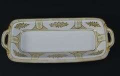 Noritake Handpainted Rectangle Handled Dish - Made in Japan