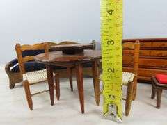 Big Lot of Wooden Doll House Furniture