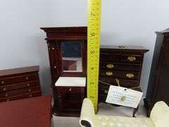 Lot of Wooden Doll House Furniture