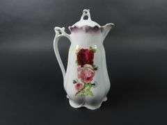 Beautiful Floral German Chocolate Pot