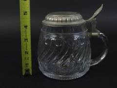 Vintage BMF Bierseidel Lidded Beer Stein