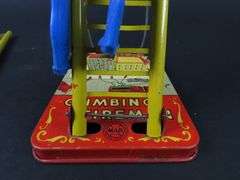 Vintage Marx Climbing Fireman Wind Up Toy