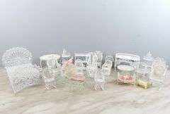 Big Lot of Metal Doll House Furniture