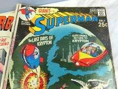 Lot of 5 Vintage Superman & Superboy Comic Books