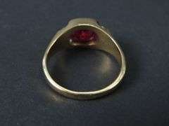 Vintage 10K Gold Masonic Ring - Size 10.5 - 5.6g