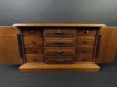 Vintage Wooden Jewelry Box