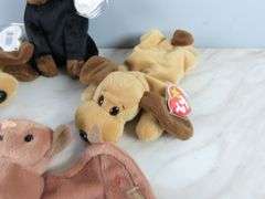 Lot of 4 Collectible Ty Beanie Babies