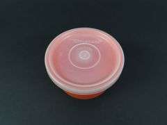 Lot of 7 Tupperware Lidded Ramekins with Egg Separator, Mini Strainer and 1/8 Teaspoon