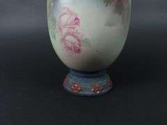 Antique Handpainted Double Handled Vase
