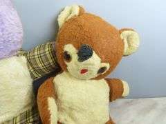 Lot of 2 Vintage Plush Bears