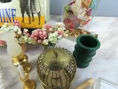 Big Lot of Doll House Miniatures with Sewing Machine