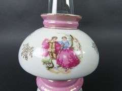 Beautiful Small Antique Oil Lamp