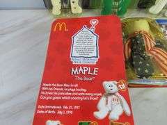 Lot of 6 Ronald McDonald House Collectible Ty Beanie Babies
