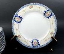 Lot of 12 Noritake Handpainted Salad Plates - Made in Japan
