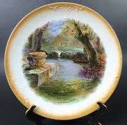 Antique "Noon at the Fontaine Marshes" Plate