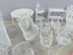 Big Lot of Metal Doll House Furniture