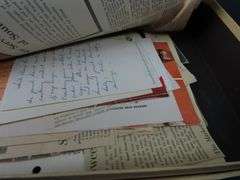Box of Vintage Hand Clipped & Handwritten Recipes