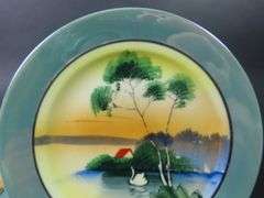 Lot of 6 Handpainted Japanese Salad Plates