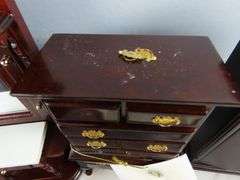 Lot of Wooden Doll House Furniture