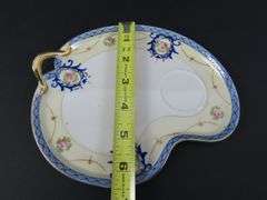 Noritake Handpainted Snack Tray with Teacup - Made in Japan