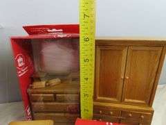 Lot of Town Square Miniatures Doll House Furniture