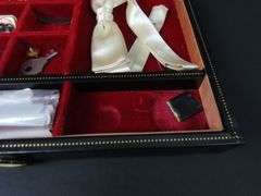 Vintage Men's Jewelry Box with Contents
