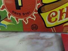 Vintage Marx Tin Wheel of Chance Game