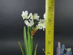 Grouping of Small Faux Potted Flower Arrangements