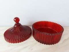 Beautiful Vintage Lidded Candy Dish
