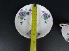 Vintage Colclough China Bone China Tea Cup & Saucer - Made in Longton, England