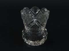 Vintage Cut Glass Toothpick Holder