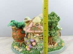 Composite Rabbit House Décor