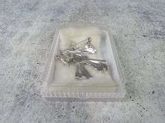 Colored Rhinestone "Clown" Brooch in Case