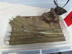 Lot of Vintage Lionel Train Track with Coal Tender &  Gate