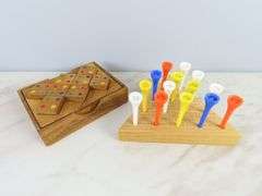 Lot of 2 Wooden Games