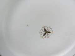 Lot of 2 Handpainted Nippon 10" Dinner Plates