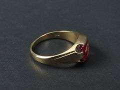 Vintage 10K Gold Masonic Ring - Size 10.5 - 5.6g