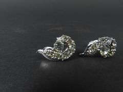 Vintage Rhinestone Screwback Earrings