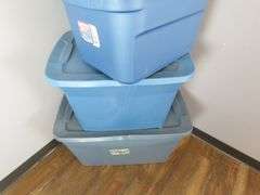 Mixed Lot of 4 Storage Totes