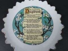 "The Legend of the Dogwood" Collector Plate